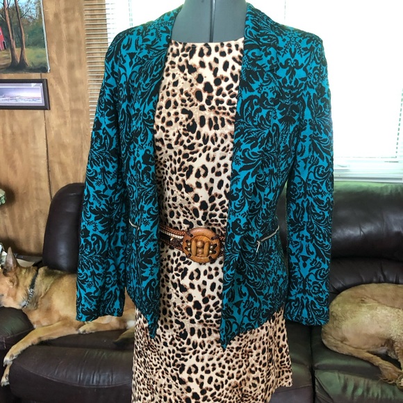 Notations Brocade Funky Blazer - Picture 3 of 8